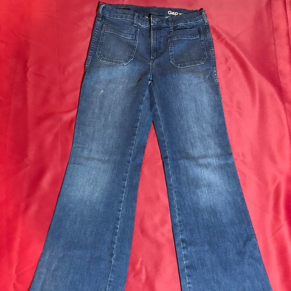 Gap 1969 High Rise Flare Jeans, 28L / 6L